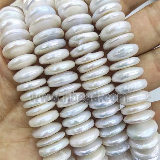 Natural Freshwater Pearl Heishi spacer Beads