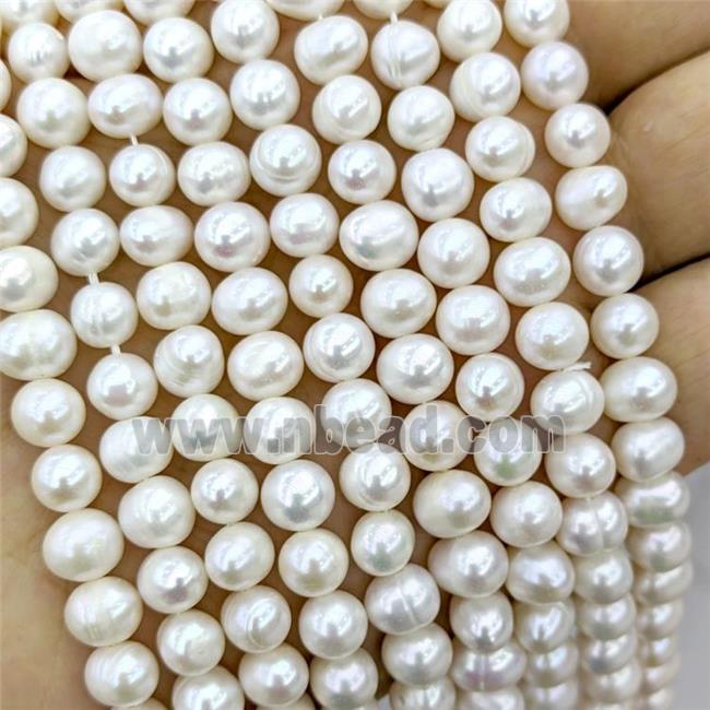 Natural Freshwater Pearl round Beads