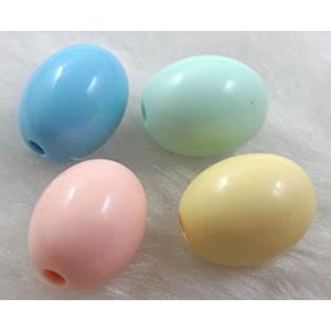 resin beads, barrel, mixed color