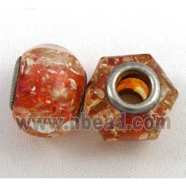 Amber Beads, NR, red