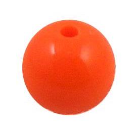 jelly round resin bead, red