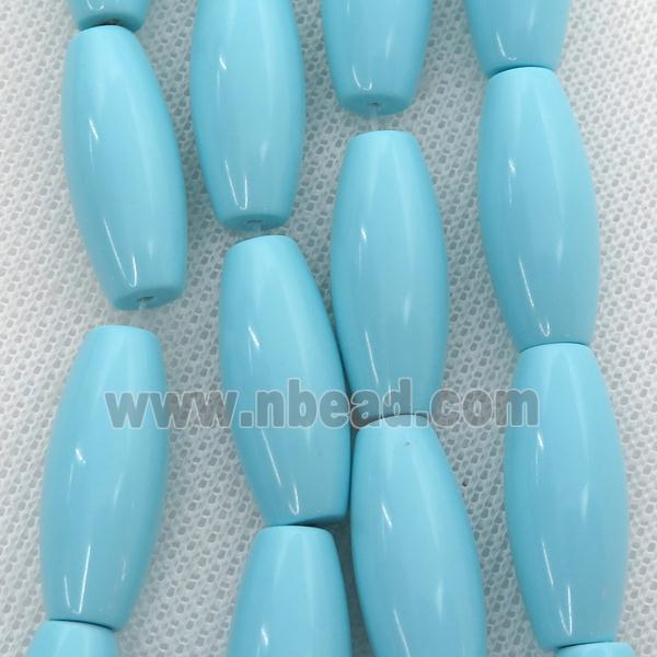blue Synthetic Turquoiuse beads, rice