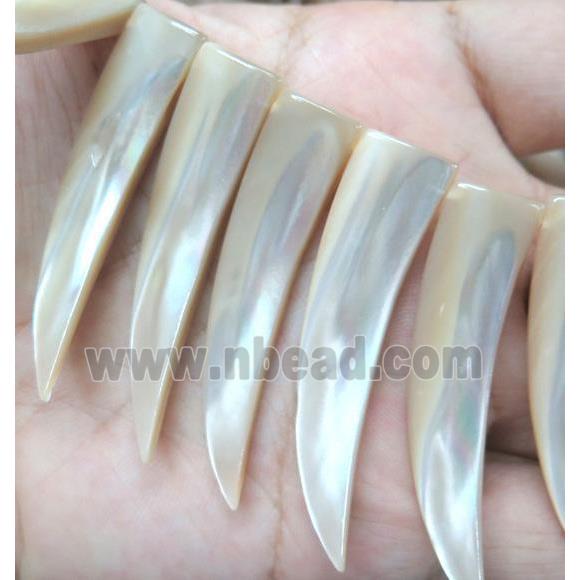 Mother Of Pearl Shell Cattle Horn