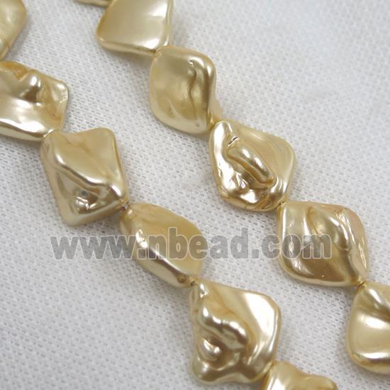 baroque style freshwater shell beads, freeform