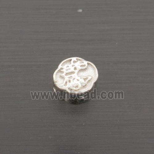 Sterling Silver Beads Button