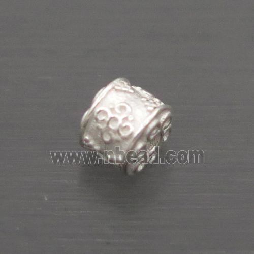 Sterling Silver Beads Tube
