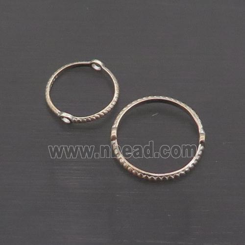 Sterling Silver Beads Ring Spacer