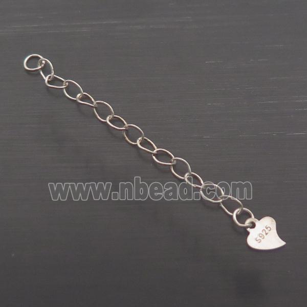 Sterling Silver Chain Necklace Extender