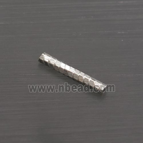 Sterling Silver Tube Beads