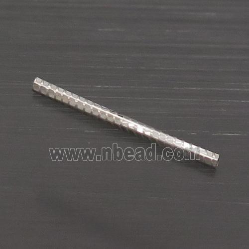 Sterling Silver Column Beads