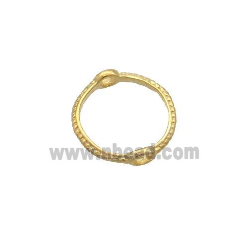 Sterling Silver Beads Circle Gold Plated