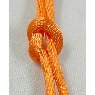 orange Satin Rattail Cord