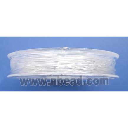 stretchy Crystal Wire, round, fine grade, japan, clear