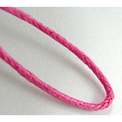 Jewelry Binding Waxed Wire, hot-pink