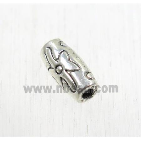 tibetan silver zinc rice beads, non-nickel