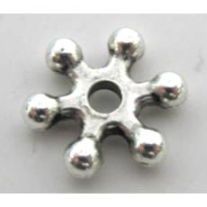 Tibetan Silver Spacers Non-Nickel, zinc alloy beads