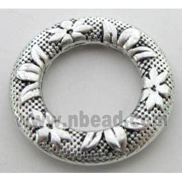 Tibetan Silver ring, Lead free and nickel Free