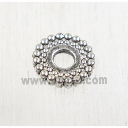 tibetan silver zinc spacer beads, non-nickel