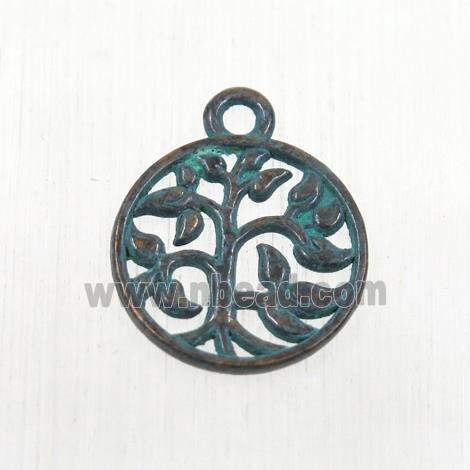 tibetan silver pendant, non-nickel