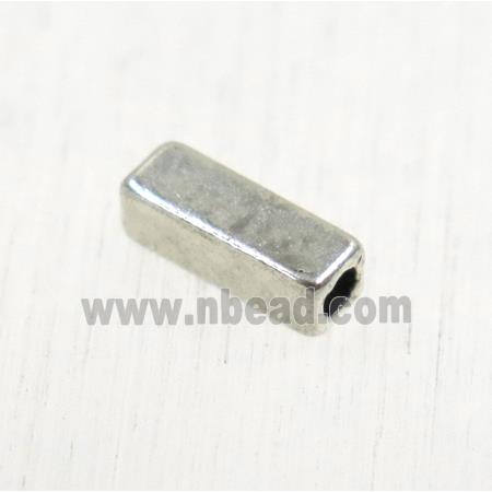 tibetan silver zinc tube beads, non-nickel