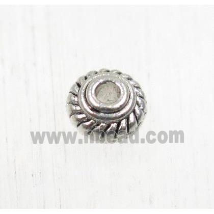 Tibetan Silver Spacers beads Non-Nickel, zinc alloy bead