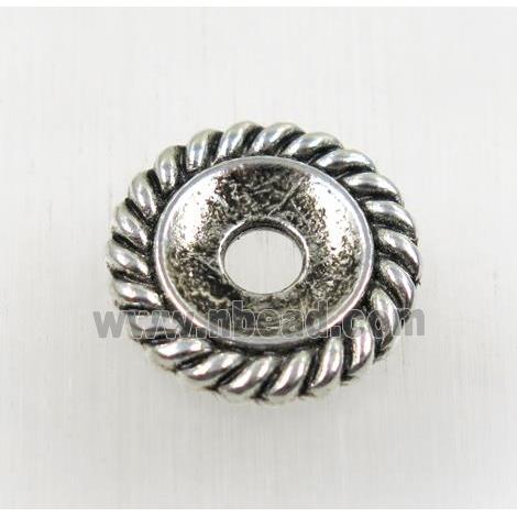 tibetan silver zinc spacer beads, non-nickel