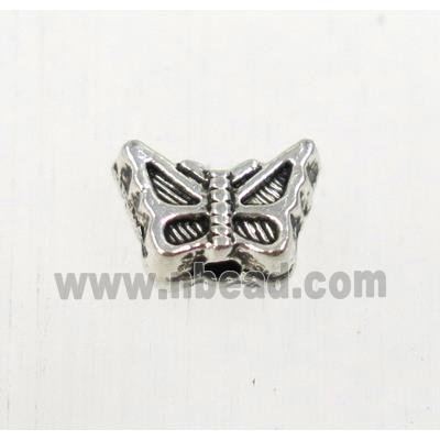 tibetan silver zinc butterfly beads, non-nickel