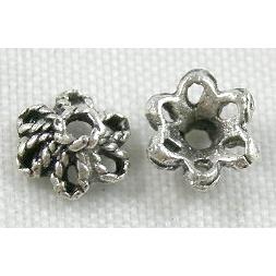 Tibetan Silver caps bead, lead free and nickel free