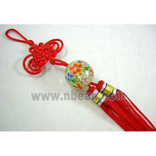 red Satin Rattail Cord