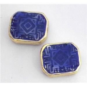 enameling copper spacer bead, colorfast, approx 10-14mm