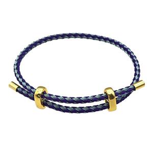 Tiger Tail Steel Bracelet, adjustable, approx 3mm