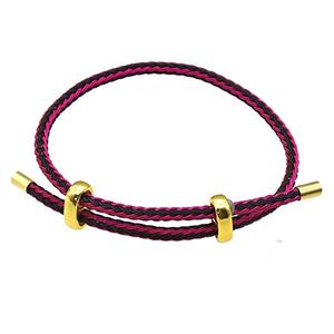 Tiger Tail Steel Bracelet, adjustable, approx 3mm