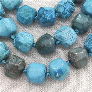 blue Ocean Jasper Beads, freeform, approx 11-13mm