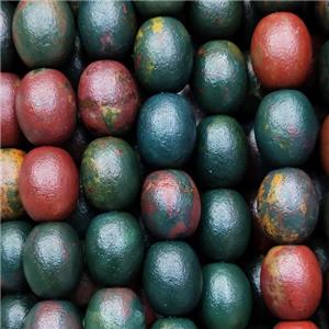 Quartzite Beads Multicolor Matte Barrel, approx 15-20mm, 18pcs per st