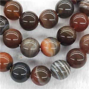 Agate Beads Smooth Round, approx 15-16mm dia