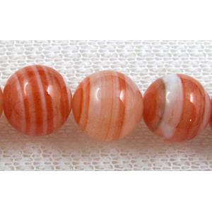 Natural sardonyx stripe Agate beads, 20mm dia, 19pcs per st
