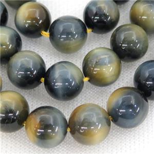 Fancy Dream Tiger eye stone Beads Smooth Round A-Grade, approx 12mm dia