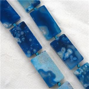 blue Cherry Agate beads, rectangle, approx 20-40mm