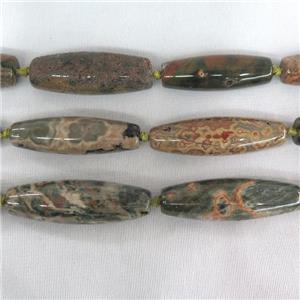 natural Ocean Agate barrel beads, approx 12-50mm