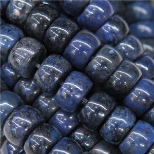 Blue Dumortierite Beads, barrel, approx 5x8mm