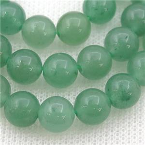round Green Aventurine beads, approx 10mm dia