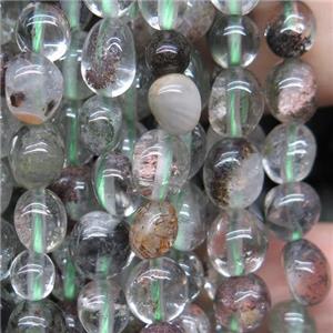 Green Chlorite Quartz Beads Chip Freeform, approx 6-8mm