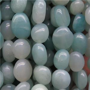Amazonite chip beads, freeform, approx 6-8mm