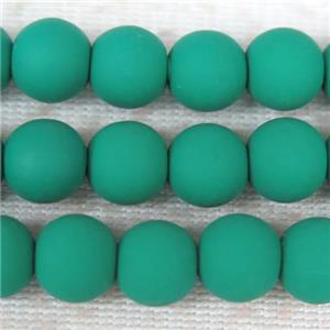 round green Fimo Polymer Clay Beads, approx 8mm dia