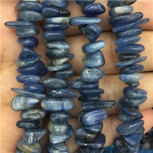 blue Kyanite chip beads, approx 10-14mm, 3-5mm thickness