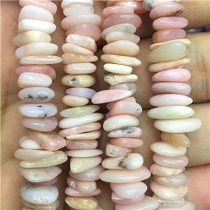 pink Opal Jasper chips beads, approx 10-14mm, 3-5mm thickness