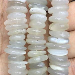 white MoonStone Beads chip, approx 10-14mm, 3-5mm thickness