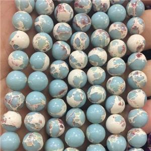 round synthetic Imperial Jasper beads, approx 8mm dia