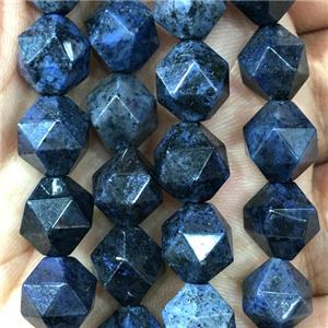 blue Dumortierite Beads, faceted round, approx 6mm dia