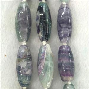 rainbow Fluorite rice beads, approx 15-38mm